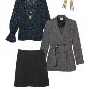 Cabi Agency Skirt Black sz 2 NWT